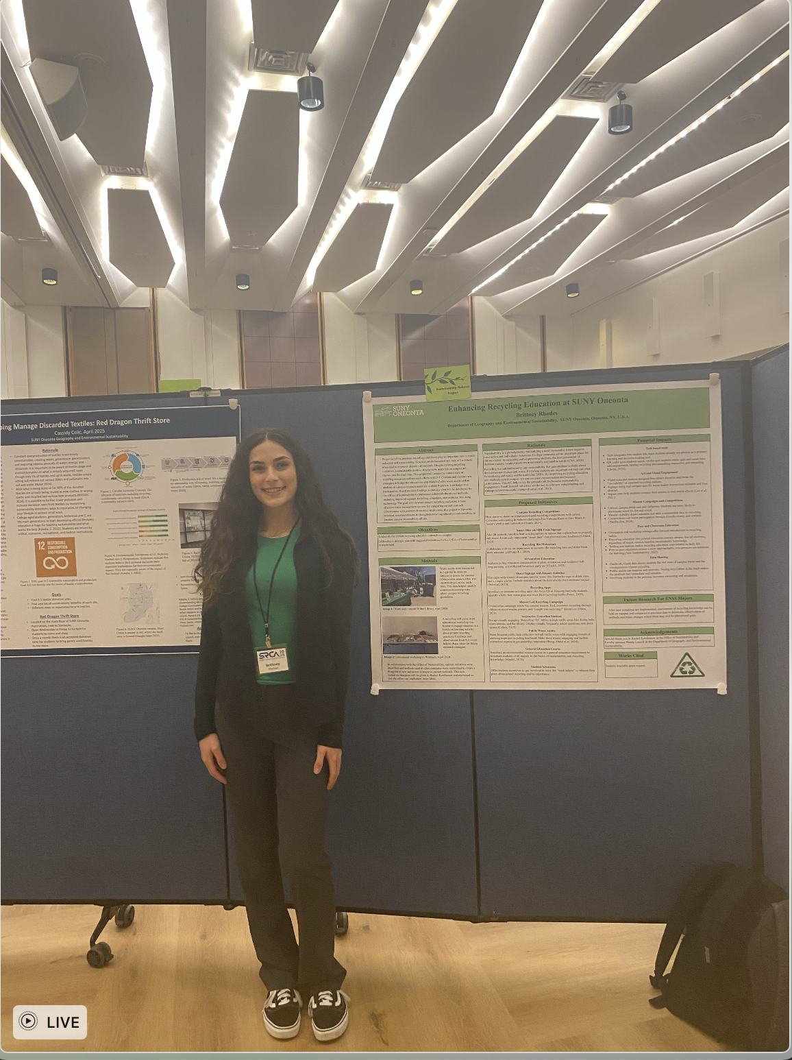 Brittney Rhodes: Enhancing Recycling Education at SUNY Oneonta